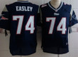Nike New England Patriots #74 Dominique Easley Blue Elite Jersey Nfl