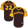 Andrew Mccutchen Brown 2016 Mlb All-Star Jersey - Men's National League Pittsburgh Pirates #22 Cool Base Game Collection Mlb