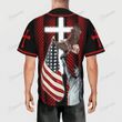4Th Of July Eagle Statue Of Liberty One Nation Under God Baseball Jersey | Colorful | Adult Unisex | S - 5Xl Full Size - Baseball Jersey Lf