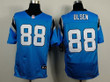 Nike Carolina Panthers #88 Greg Olsen Light Blue Elite Jersey Nfl
