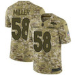 Nike Broncos #58 Von Miller Camo Men's Stitched Nfl Limited 2018 Salute To Service Jersey Nfl