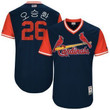 Men's St. Louis Cardinals Seung-Hwan Oh Majestic Navy 2017 Players Weekend Authentic Jersey Mlb