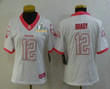 Women's Tampa Bay Buccaneers #12 Tom Brady White Pink 2021 Super Bowl Lv Color Rush Fashion Nfl Nike Limited Jersey Nfl