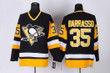 Pittsburgh Penguins #35 Tom Barrasso Black Throwback Ccm Jersey Nhl