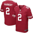 Men's San Francisco 49Ers #2 Blaine Gabbert Scarlet Red Team Color Nfl Nike Elite Jersey Nfl