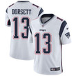 Nike New England Patriots #13 Phillip Dorsett White Men's Stitched Nfl Vapor Untouchable Limited Jersey Nfl
