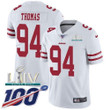 Nike 49Ers #94 Solomon Thomas White Super Bowl Liv 2020 Youth Stitched Nfl 100Th Season Vapor Limited Jersey Nfl
