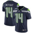 Seahawks #14 D.K. Metcalf Steel Blue Team Color Men's Stitched Football Vapor Untouchable Limited Jersey Nfl