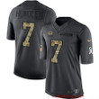 Men's Green Bay Packers #7 Brett Hundley Black Anthracite 2016 Salute To Service Stitched Nfl Nike Limited Jersey Nfl