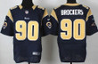Nike St. Louis Rams #90 Michael Brockers Navy Blue Elite Jersey Nfl