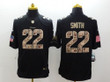 Nike Minnesota Vikings #22 Harrison Smith Salute To Service Black Limited Jersey Nfl