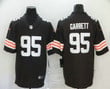 Men's Cleveland Browns #95 Myles Garrett Brown 2020 New Vapor Untouchable Stitched Nfl Nike Limited Jersey Nfl