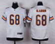 Men's Chicago Bears #68 Matt Slauson White Road Nfl Nike Elite Jersey Nfl