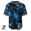 Blue Sea Turtle Hawaiian Baseball Jersey | Colorful | Adult Unisex | S - 5Xl Full Size - Baseball Jersey Lf