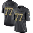 Men's Pittsburgh Steelers #77 Marcus Gilbert Black Anthracite 2016 Salute To Service Stitched Nfl Nike Limited Jersey Nfl