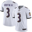 Nike Baltimore Ravens 3 Robert Griffin Iii White Vapor Untouchable Limited Jersey Nfl