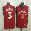 Men's Toronto Raptors #3 James Johnson Red New Nba Rev 30 Swingman Jersey Nba