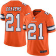 Nike Denver Broncos #21 Su'a Cravens Orange Men's Stitched Nfl Limited Rush Jersey Nfl