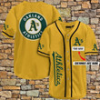 Personalize Baseball Jersey -  Oakland Athletics All Over Print Baseball Jersey for Fans - Baseball Jersey LF