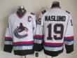 Men's Vancouver Canucks #19 Markus Naslund 1997-98 White Ccm Vintage Throwback Jersey Nhl