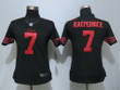 Women's San Francisco 49Ers #7 Colin Kaepernick Black Alternate 2015 Nfl Nike Limited Jersey Nfl- Women's