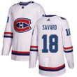 Adidas Canadiens #18 Serge Savard White 2017 100 Classic Stitched Nhl Jersey Nhl