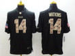 Nike Buffalo Bills #14 Sammy Watkins Salute To Service Black Limited Jersey Nfl