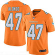 Men's Miami Dolphins #47 Kiko Alonso Orange 2016 Color Rush Stitched Nfl Nike Limited Jersey Nfl
