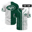 Personalize Baseball Jersey - New York Jets Personalized Baseball Jersey 501 - Baseball Jersey LF