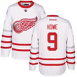 Red Wings #9 Gordie Howe White Centennial Classic Stitched Nhl Jersey Nhl