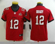 Youth Tampa Bay Buccaneers #12 Tom Brady Red 2021 Super Bowl Lv Vapor Untouchable Stitched Nike Limited Nfl Jersey Nfl
