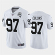 Nike Las Vegas Raiders 97 Maliek Collins White 2020 Inaugural Season Vapor Untouchable Limited Jersey Nfl