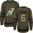 Adidas Devils #6 Andy Greene Green Salute To Service Stitched Nhl Jersey Nhl