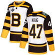 Men's Boston Bruins #47 Torey Krug White 2019 Winter Classic 2019 Stanley Cup Final Bound Stitched Hockey Jersey Nhl