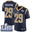 #29 Limited Eric Dickerson Navy Blue Nike Nfl Home Men's Jersey Los Angeles Rams Vapor Untouchable Super Bowl Liii Bound Nfl