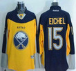 Men's Buffalo Sabres #15 Jack Eichel Reebok Gold Alternate Premier Jersey Nhl