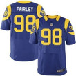 Los Angeles Rams #98 Nick Fairley Royal Blue Alternate Nfl Nike Elite Jersey Nfl