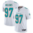 Dolphins #97 Christian Wilkins White Men's Stitched Football Vapor Untouchable Limited Jersey Nfl