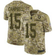 Colts #15 Parris Campbell Camo Men's Stitched Football Limited 2018 Salute To Service Jersey Nfl