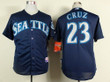Seattle Mariners #23 Nelson Cruz 2014 Navy Blue Jersey Mlb
