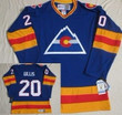 Colorado Avalanche #20 Mike Gillis Blue Throwback Ccm Jersey Nhl