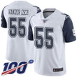 Cowboys #55 Leighton Vander Esch White Men's Stitched Football Limited Rush 100Th Season Jersey Nfl