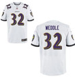 Men's Baltimore Ravens #32 Eric Weddle Elite White Road Jersey Nfl