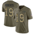 Nike Jets #19 Andre Roberts Olive Camo Men's Stitched Nfl Limited 2017 Salute To Service Jersey Nfl