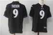 Men's Baltimore Ravens #9 Justin Tucker Black Alternate Stitched Nfl Nike Game Jersey Nfl