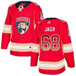 Men's Florida Panthers #68 Jaromir Jagr Red Drift Fashion Adidas Jersey Nhl