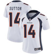 Nike Denver Broncos #14 Courtland Sutton White Women's Stitched Nfl Vapor Untouchable Limited Jersey Nfl- Women's