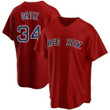 David Ortiz #34 Boston Red Sox Red All Over Print Baseball Jersey For Fans - Baseball Jersey Lf