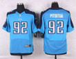 Men's Tennessee Titans #92 Ropati Pitoitua Light Blue Team Color Nfl Nike Elite Jersey Nfl