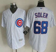 Men's Chicago Cubs #68 Jorge Soler Home White 2015 Mlb Cool Base Jersey Mlb